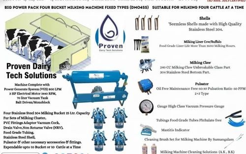 Proven Milking Machine 3HP 800LPM